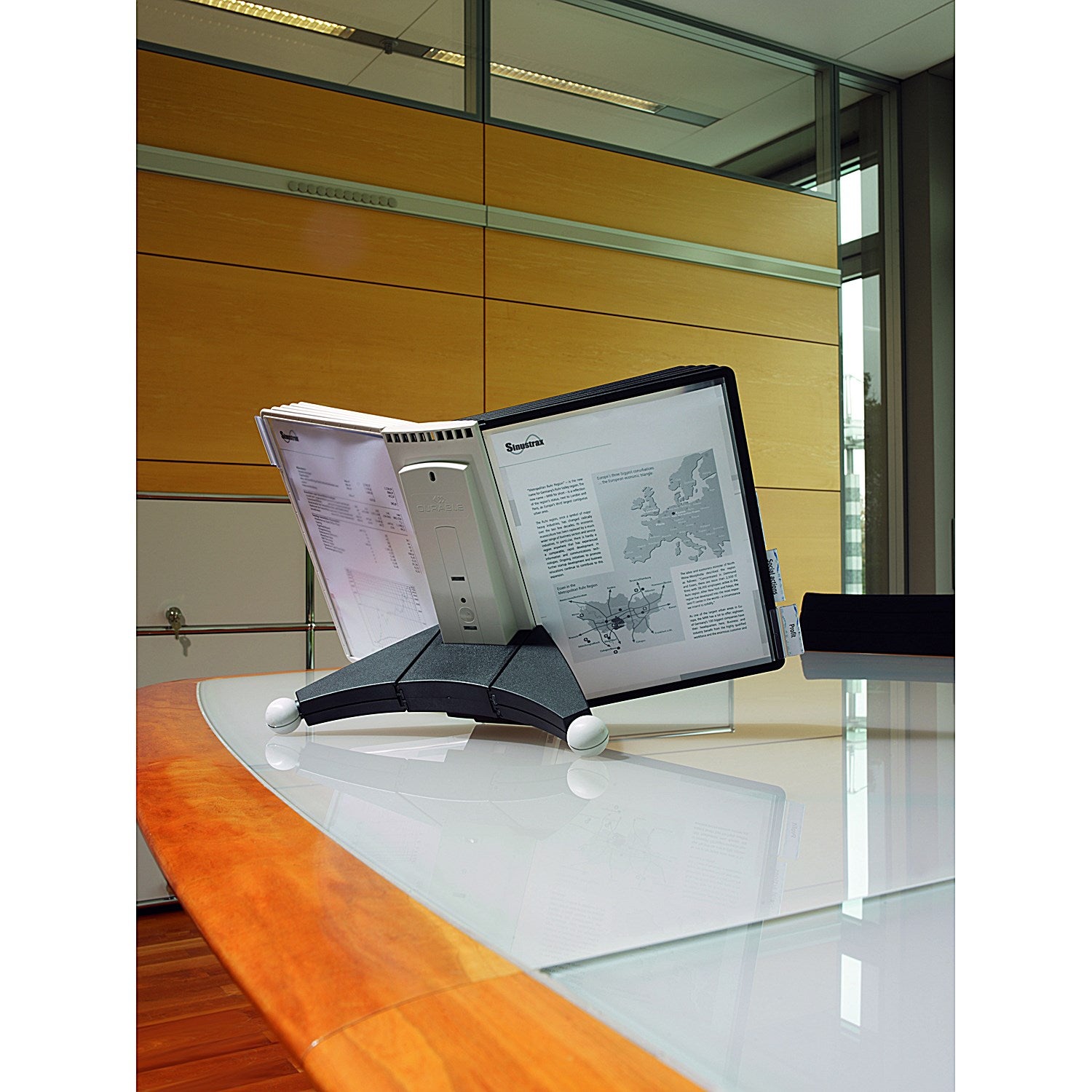 Durable Sherpa Table 10 Display Panel System Black Grey