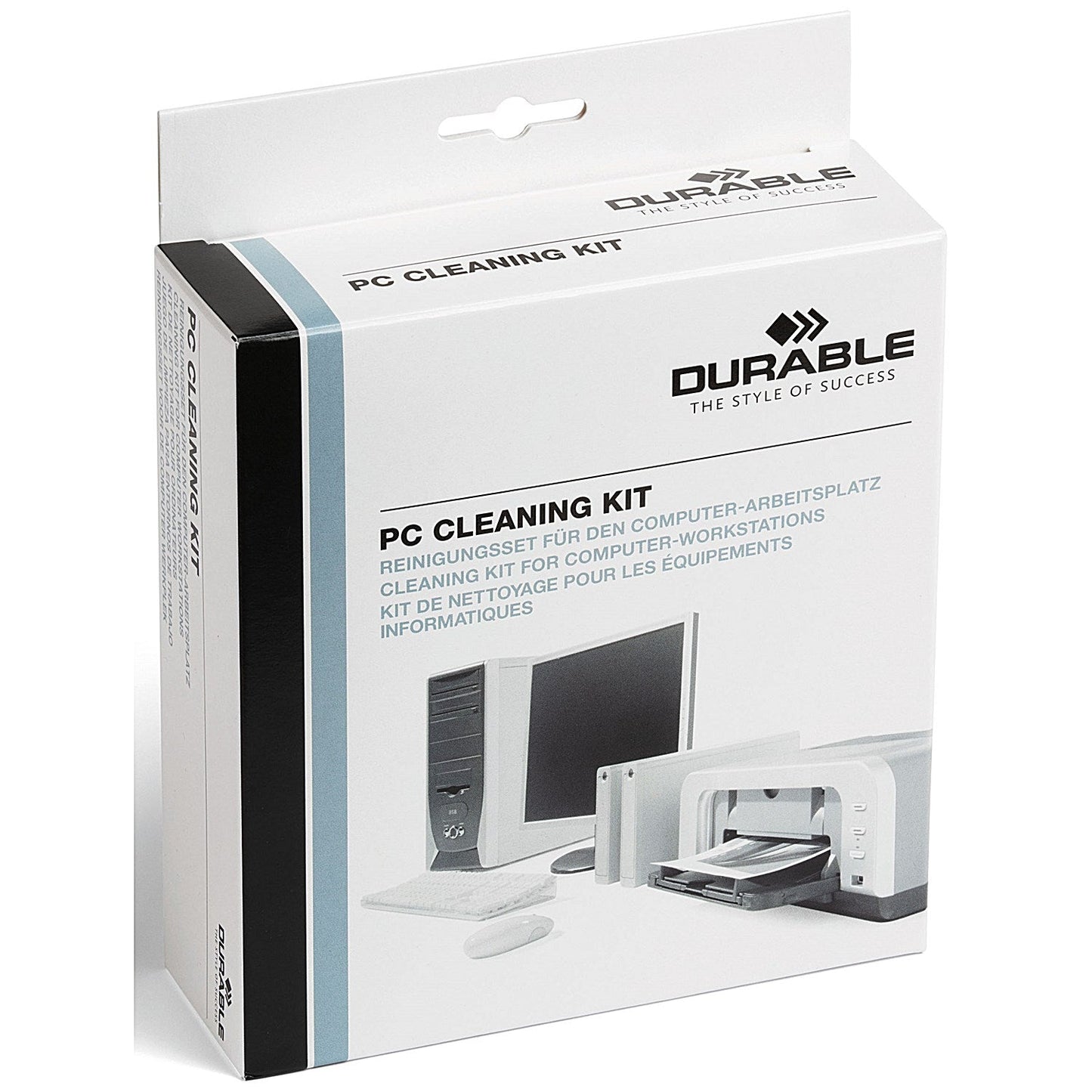 Durable PC Cleaning Kit, Contains Cleaning Foam/Fluid/Spray Wipes Keyboard Cleaner