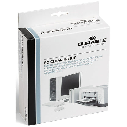 Durable PC Cleaning Kit, Contains Cleaning Foam/Fluid/Spray Wipes Keyboard Cleaner