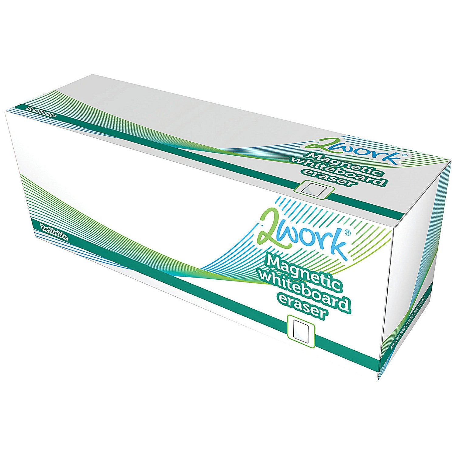 2Work Magnetic Refillable Whiteboard Eraser