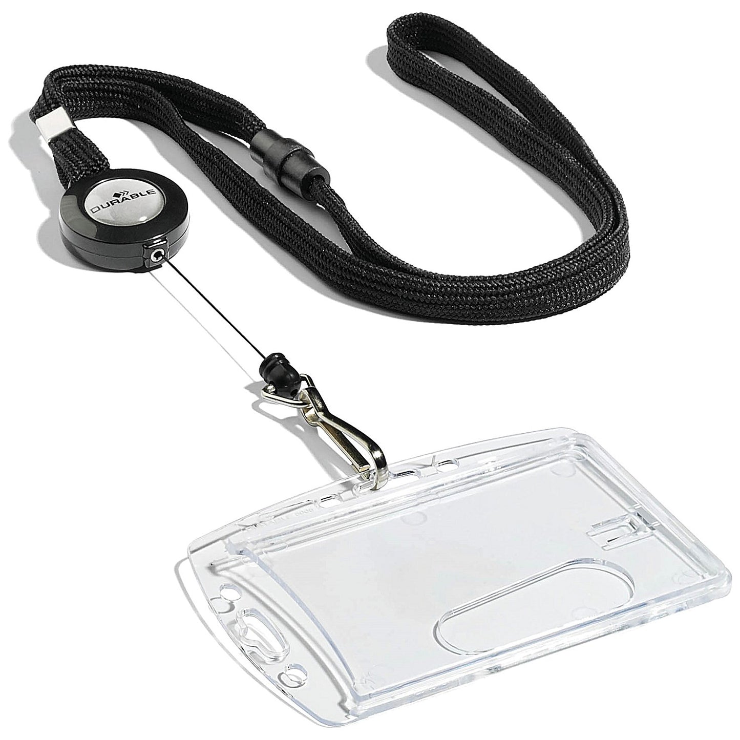 Durable Necklace Reel for Name Badges with Safety Closure - Pack of 10