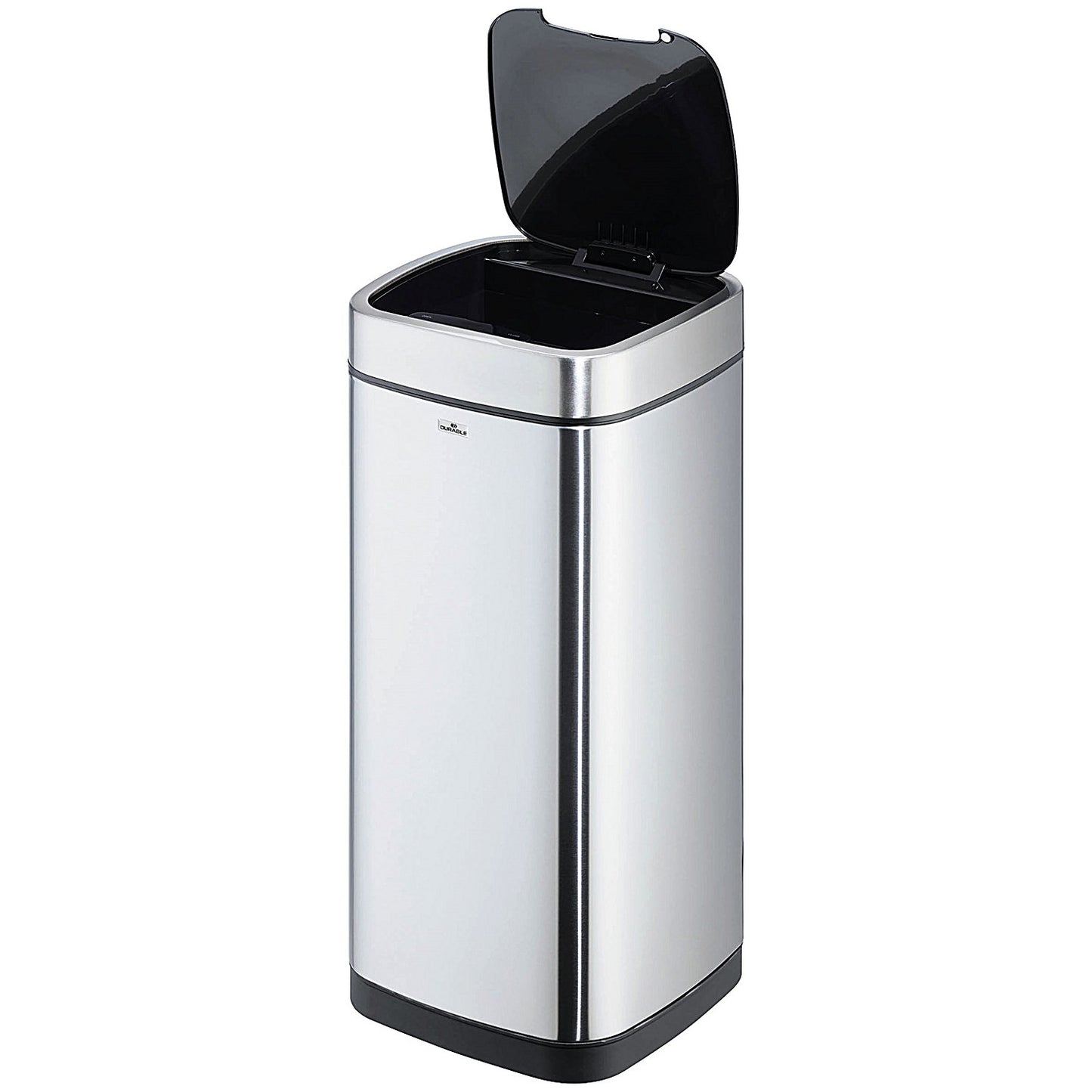 Durable Sensor No Touch Square Waste Bin, 12 Litre, Stainless Steel