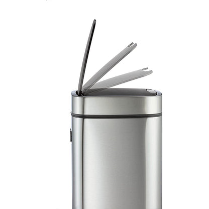 Durable Sensor No Touch Square Waste Bin, 12 Litre, Stainless Steel