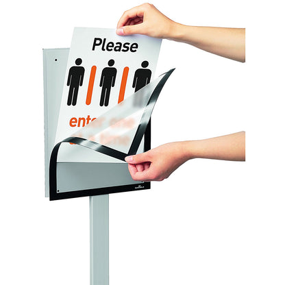 Durable Magnetic A4 Information Sign Floor Stand