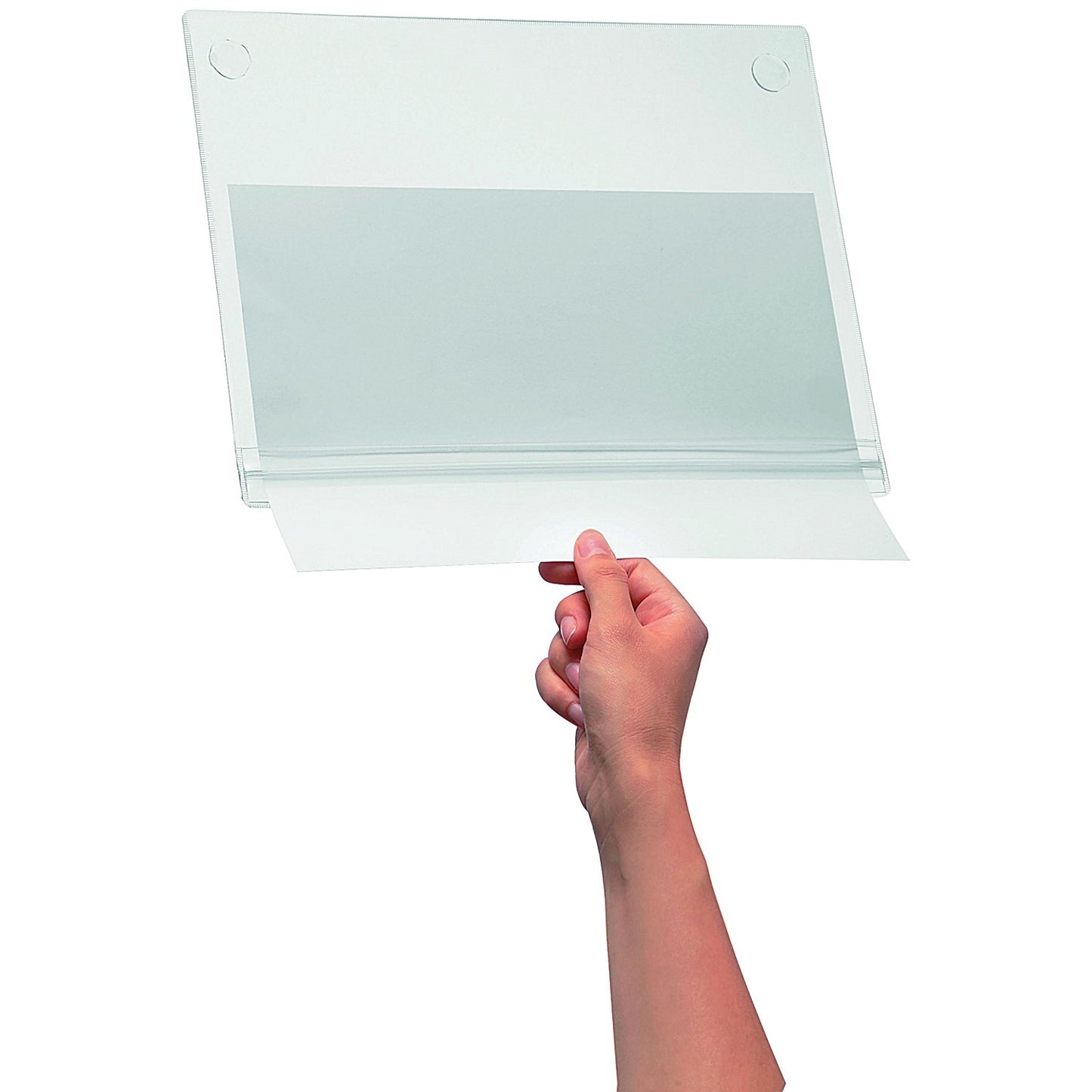 Durable Water-resistant Pocket, A4, Self Adhesive, Clear, Pack of 5