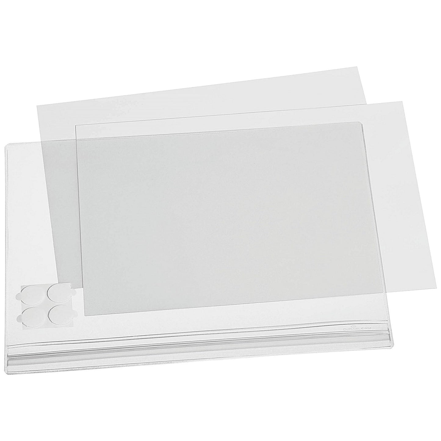 Durable Water-resistant Pocket, A4, Self Adhesive, Clear, Pack of 5