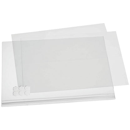 Durable Water-resistant Pocket, A3, Self Adhesive, Clear, Pack of 5