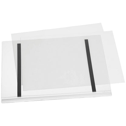 Durable Water-resistant Pocket, A3, Magnetic, Clear Pack of 5
