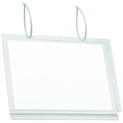 Durable Water-resistant Pocket, A4, Cable Ties, Clear, Pack of 5