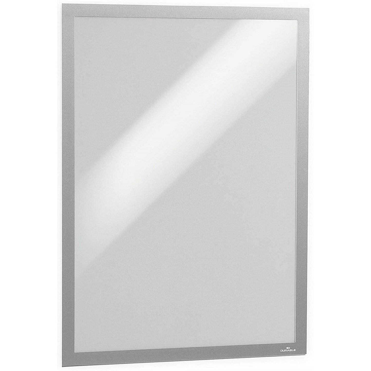 Durable Duraframe Poster Magnetic Signage Frame A2 Silver Easy2Order : DB73242