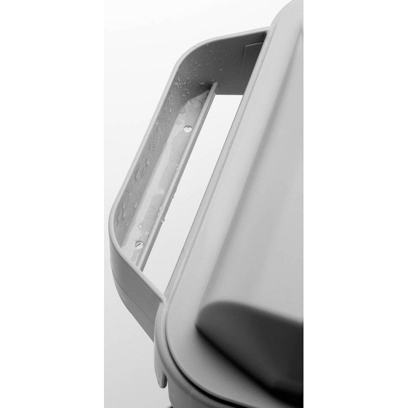 Durable Durabin Eco Rectangular Waste Bin, 60 Litre, Grey