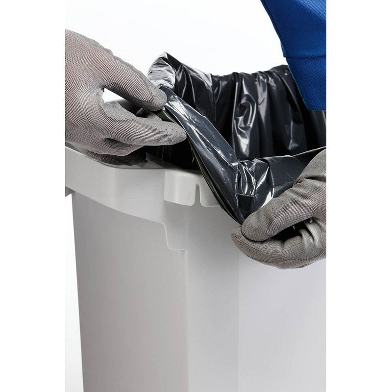 Durable Durabin Eco Rectangular Waste Bin, 60 Litre, Grey