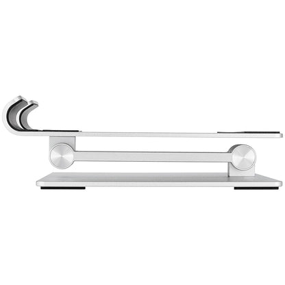 Durable Universal Adjustable Tablet Stand Rise, Adjustable Height and Tilt, Silver