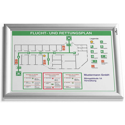 Durable Snap Frame, A3, Aluminium