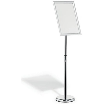 Durable Floor Stand with Aluminium Snap Frame, A3, Silver