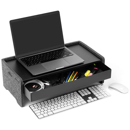 Durable Effect Drawer For Monitor Stand, Black