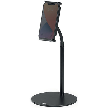 Durable Gooseneck Twist Table Top Tablet Holder, Black