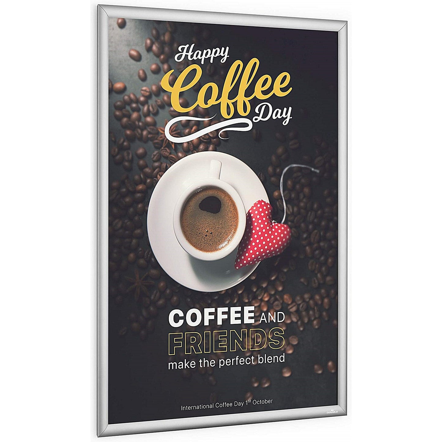 Durable Aluminium Snap Frame Notice Holder A1 Silver