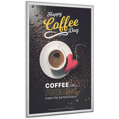 Durable Aluminium Snap Frame Notice Holder A1 Silver