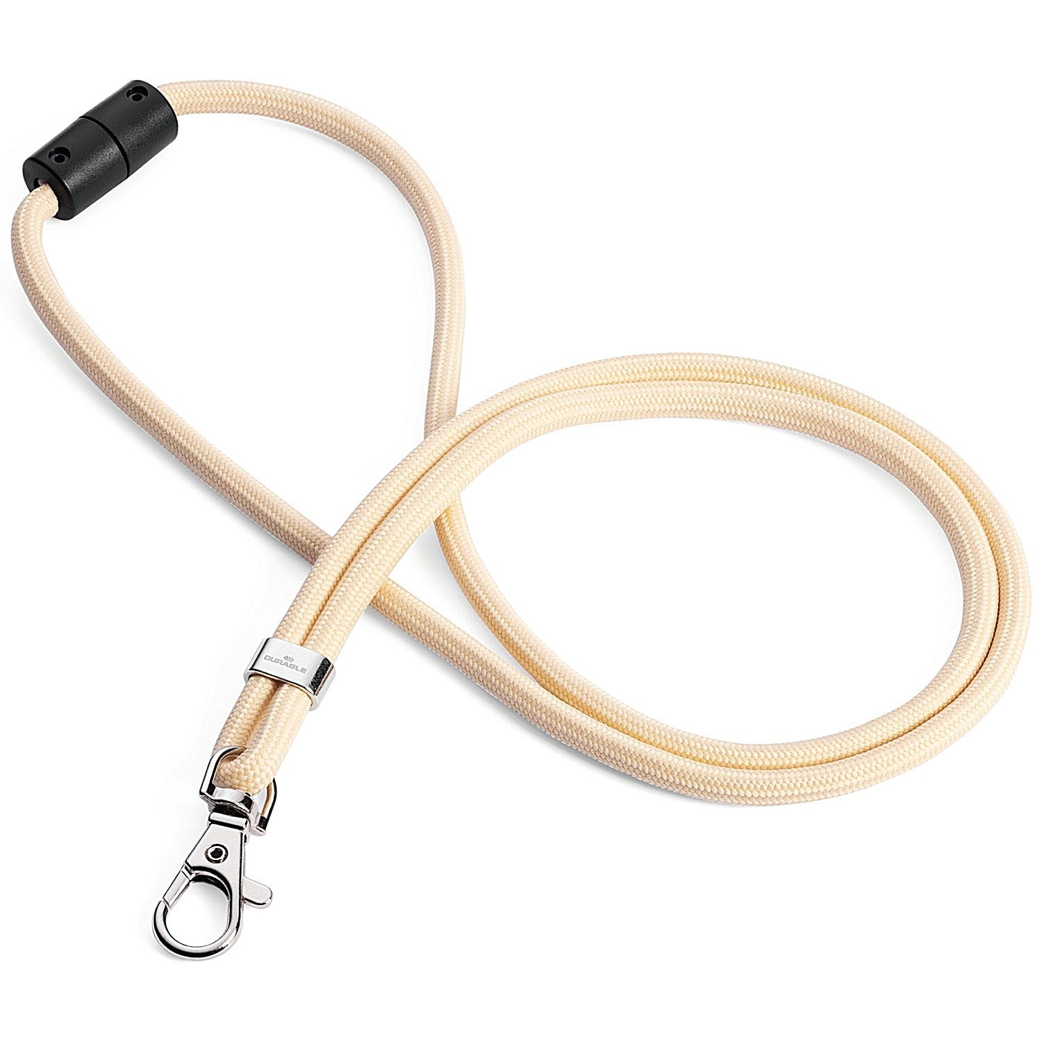 Durable Recycled Fabric Lanyard Beige (Pack of 10) 824116 Easy2Order : DB74109