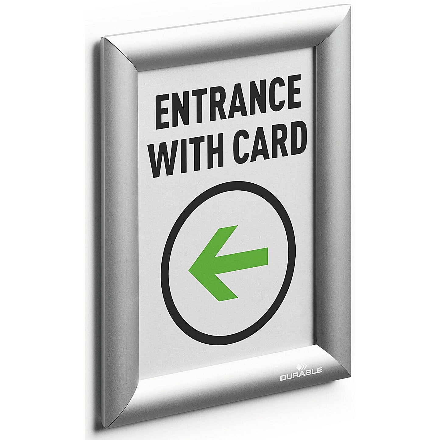 Durable Aluminium Snap Frame Notice Holder A5 Silver