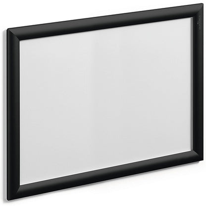 Durable Aluminium Snap Frame Notice Holder A3 Black