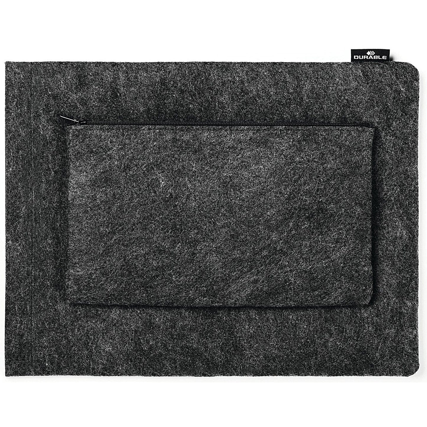 Durable Recycled Felt Protective Laptop Sleeve 13 Inch with Accessory Bag