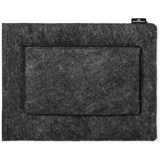 Durable Recycled Felt Protective Laptop Sleeve 13 Inch with Accessory Bag