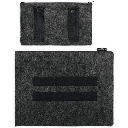 Durable Recycled Felt Protective Laptop Sleeve 13 Inch with Accessory Bag