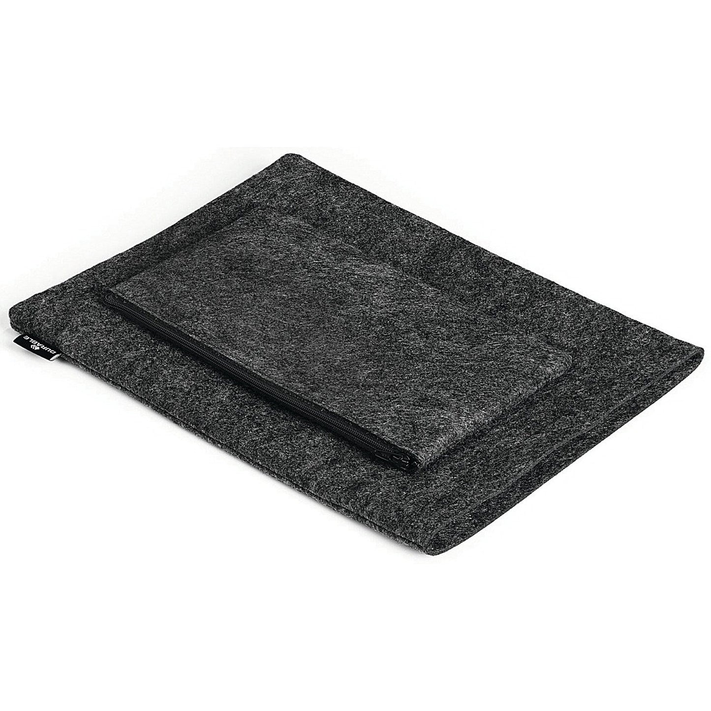 Durable Recycled Felt Protective Laptop Sleeve 13 Inch with Accessory Bag Easy2Order : DB74166