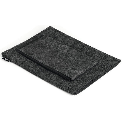 Durable Recycled Felt Protective Laptop Sleeve 13 Inch with Accessory Bag Easy2Order : DB74166