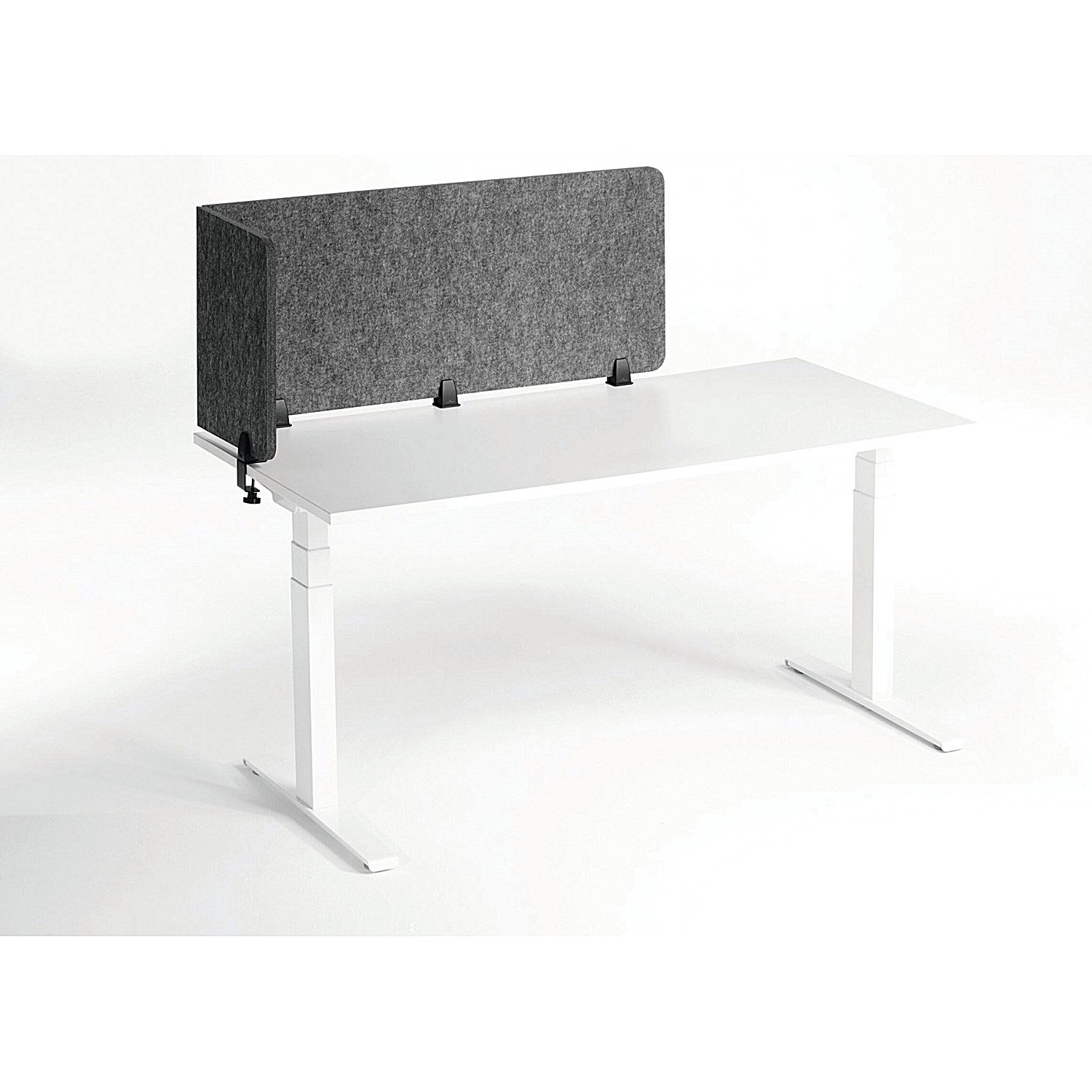 Durable Recycled Felt Desk Divider Panel 160cm Grey Easy2Order : DB74369