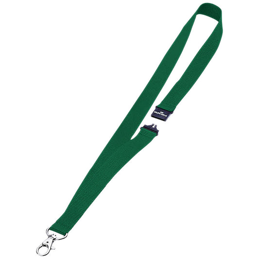 Durable Necklace with Safety Closure, 440mm, Green, Pack of 10