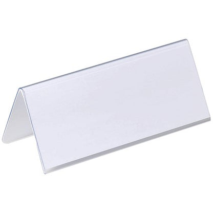 Durable Table Place Name Holders, 63x150mm, Pack of 25