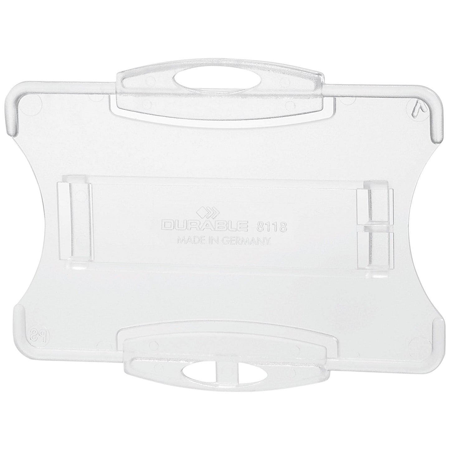 Durable Security Pass Holder, 54x85mm, Clear, Pack of 10