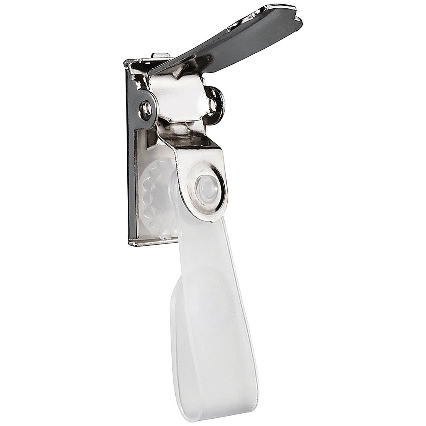 Durable Badge Clips, Silver, Pack of 25