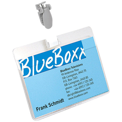 Durable Visitor Badges, 90x60mm, Pack of 25