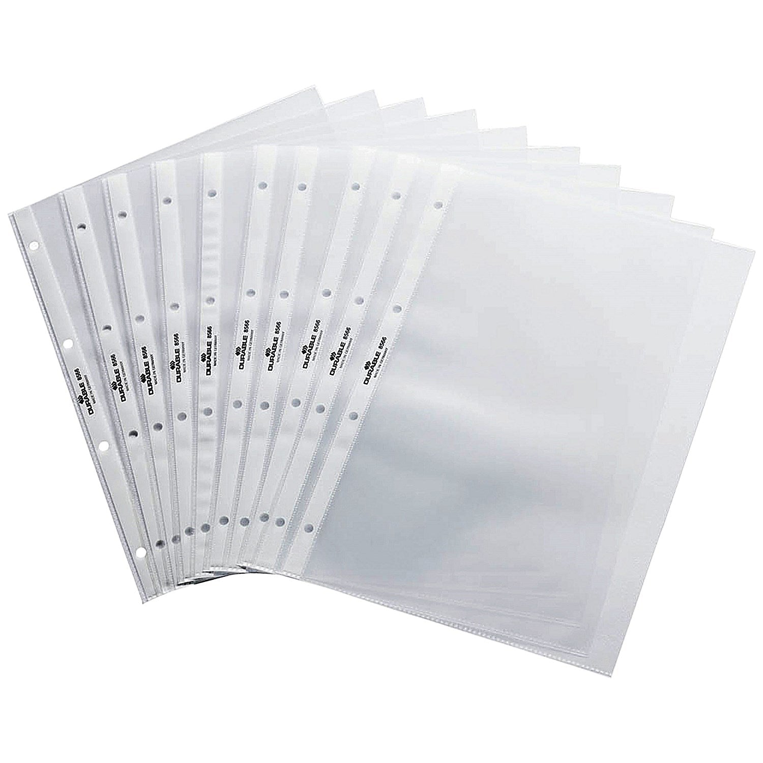 Durable Transparent Flipchart Pockets A4 Landscape (Pack of 10) Easy2Order : DB88204