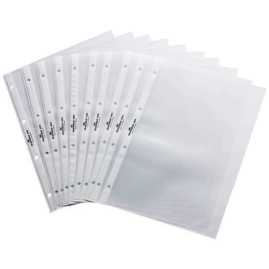 Durable Transparent Flipchart Pockets A4 Landscape (Pack of 10) Easy2Order : DB88204