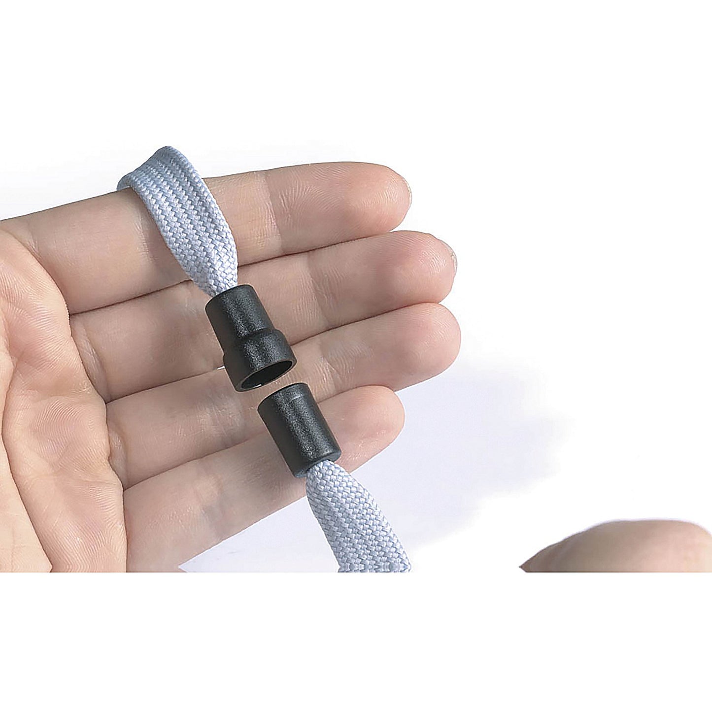 Durable Textile Name Badge Lanyard with Safety Release, 440mm, Grey, Pack of 10