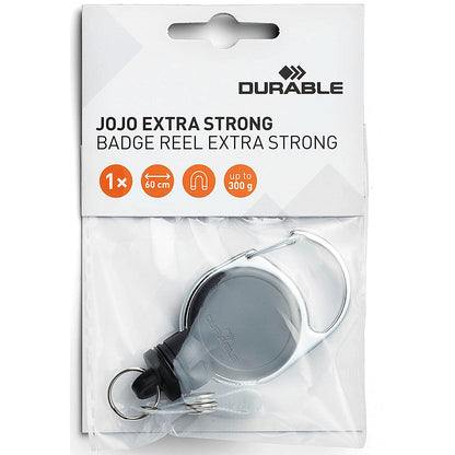 Durable Extra Strong Badge Reel, 600mm, Black