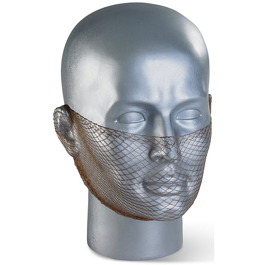 Beeswift Disposable Beard Snood, Brown, Box of 12 Easy2Order : DBSBR