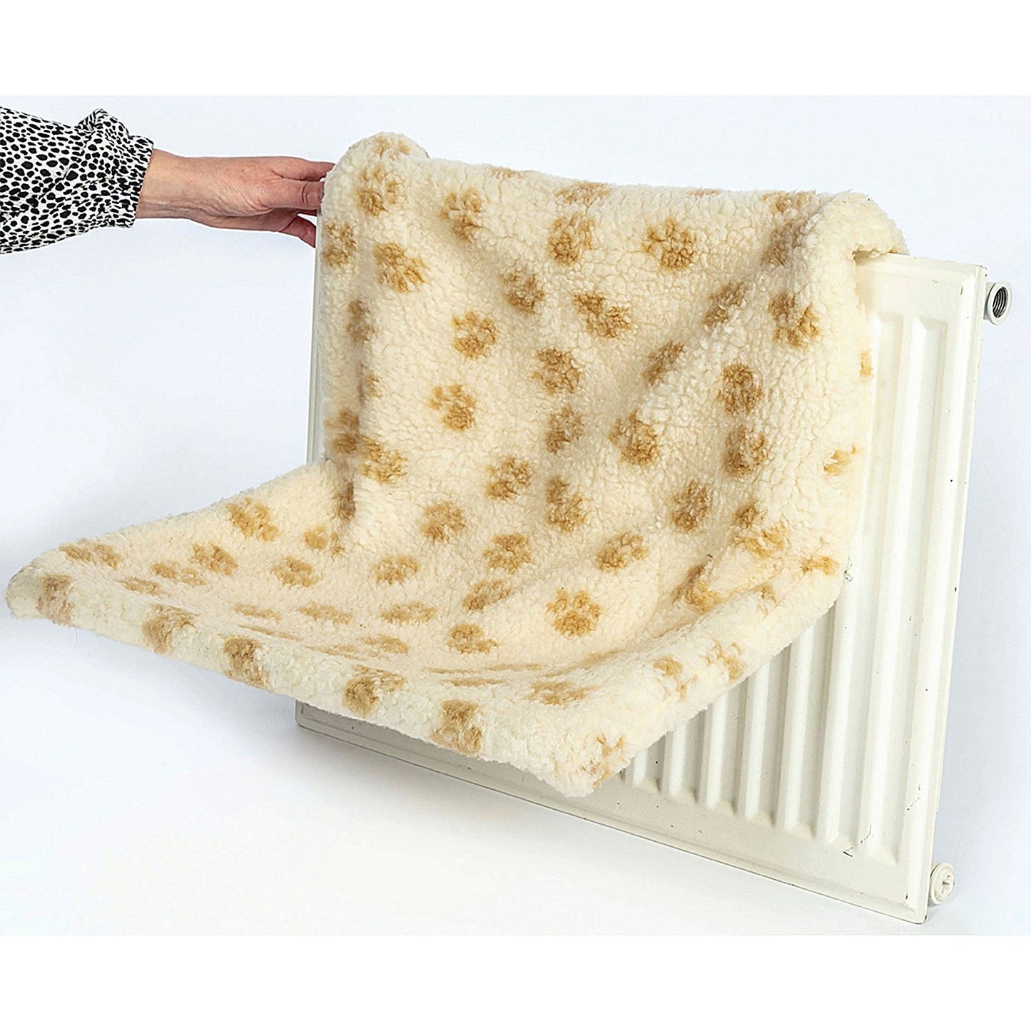 Danish Design Cat Kumfy Kradle Radiator Pet Bed Wide Cream