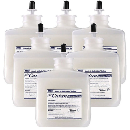 Deb Cutan Gentle Hand Wash Cartridge, 1 Litre, Pack of 6