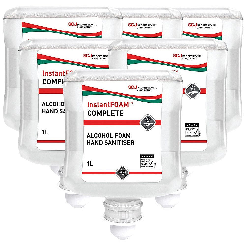 Deb InstantFOAM Complete Cartridge 1 Litre (Pack of 6) DIS1000ML