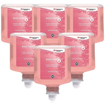 Deb Refresh Rose Foam Hand Wash Cartridge, 1 Litre, Pack of 6