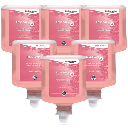 Deb Refresh Rose Foam Hand Wash Cartridge, 1 Litre, Pack of 6
