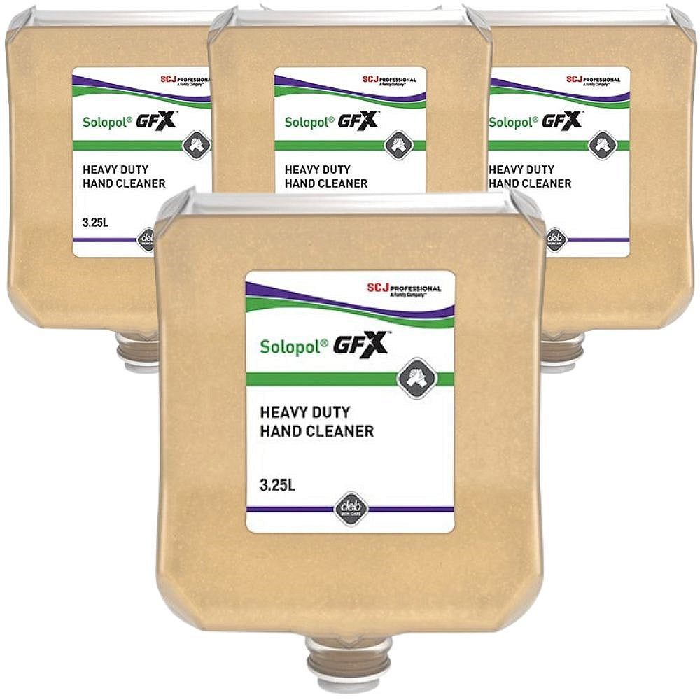 Deb Solopol Heavy Duty Hand Wash Cartridge, 3.25 Litres, Pack of 4