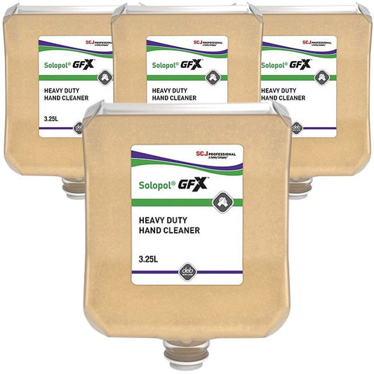 Deb Solopol Heavy Duty Hand Wash Cartridge, 3.25 Litres, Pack of 4