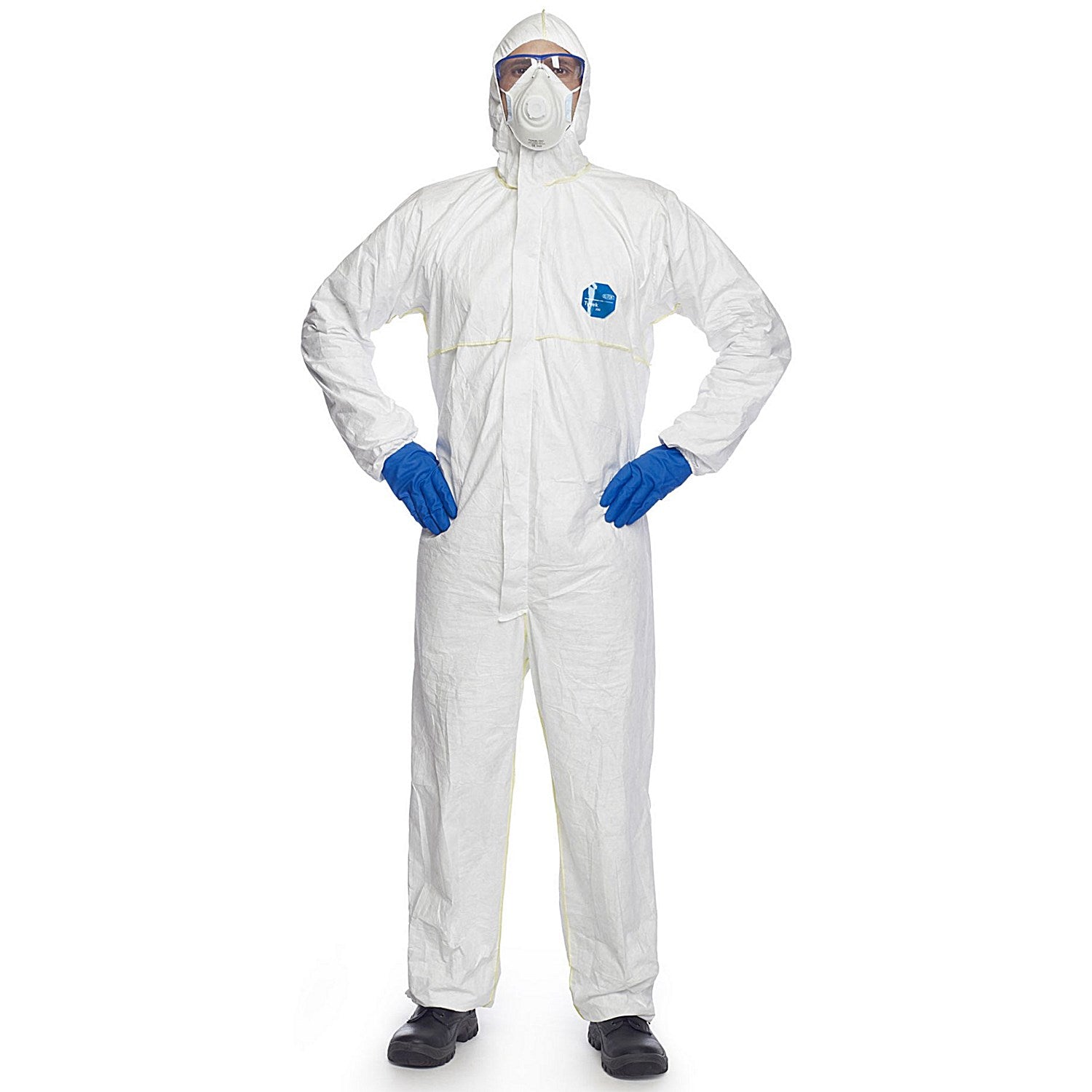Tyvek 200 Easysafe Coverall, White, Large Easy2Order : DESCWL